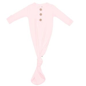 Kyte Baby Knotted Gown in Sakura Pink